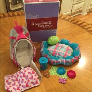 American Girl dog accessories set